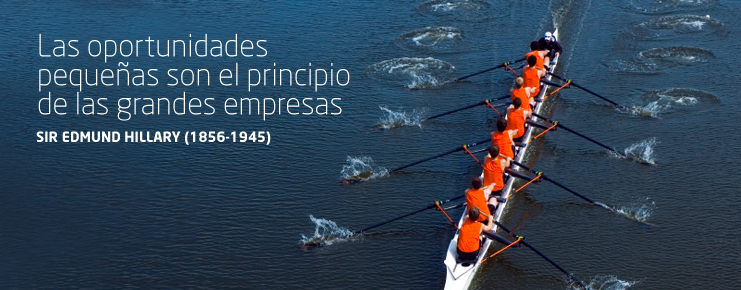 Las oportunidades pequeñas son el principio de las grandes empresas